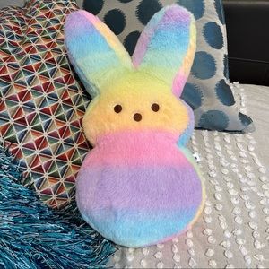 peeps rainbow plush bunny